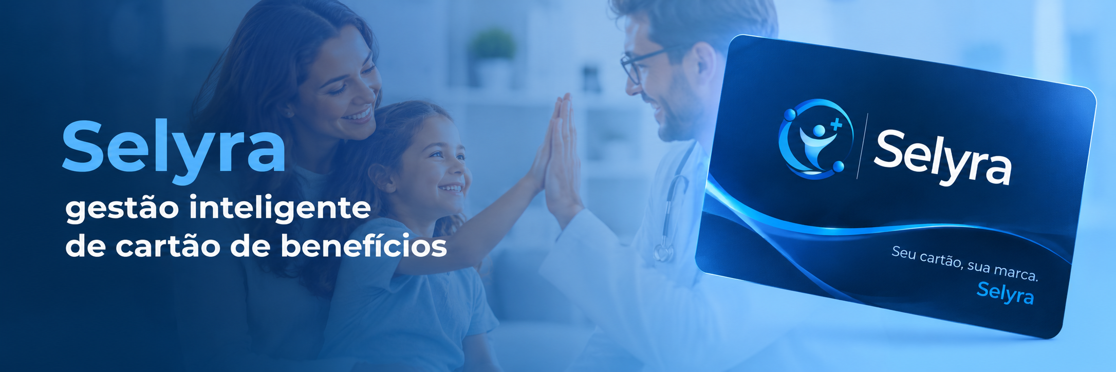 Selyra — gestão inteligente de cartão de benefícios. Seu cartão, sua marca.